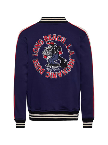 King Kerosin King Kerosin College Jacke L.A. Mechanic in dunkelblau