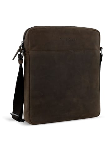 Bugatti Luca Umhängetasche Leder 23 cm braun