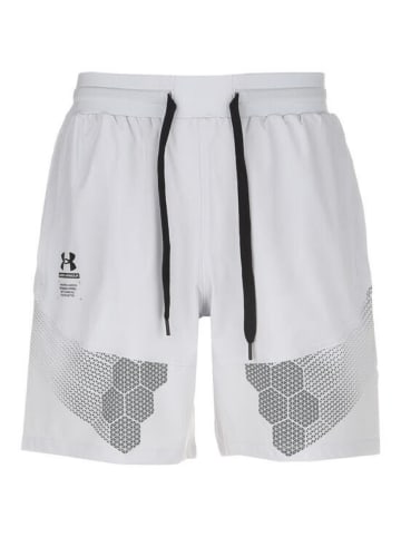 Under Armour Shorts Armourprint Woven in Weiß-gemustert