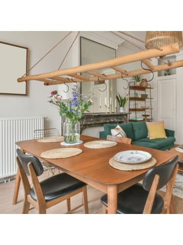 UNUS Dekoleiter Holzleiter hängend in Natur