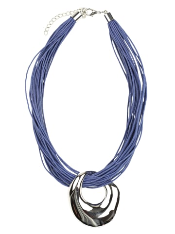 collezione alessandro Kurze Kette " Evora " in blau