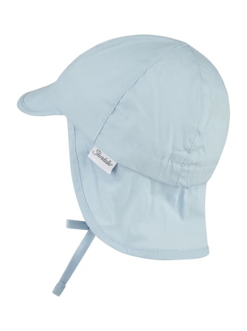 Sterntaler Schirmmütze mit Nackenschutz uni in bleu