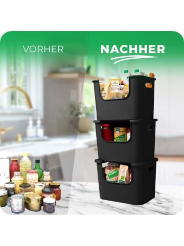 Novaliv Novaliv 2x Aufbewahrungsbox Bad Organizer Kleiderschrank Schubladen Or in Weiß