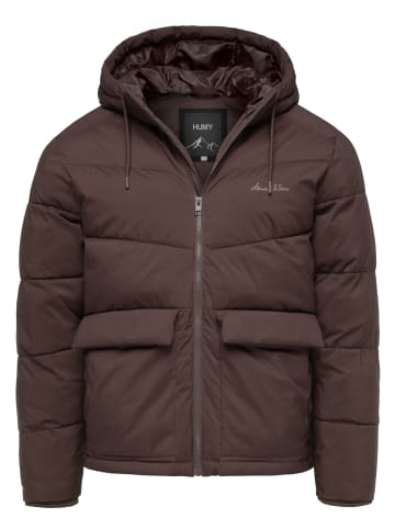 Humy Winterjacke mit Kapuze in Braun