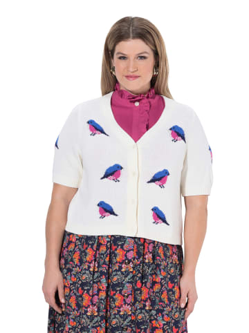 Ulla Popken Strickjacke in offwhite