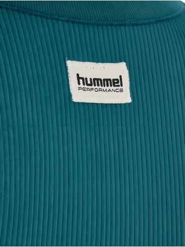 Hummel Sportshirt "Pulse Seamless Rib W T-Shirt S/S" in Grün