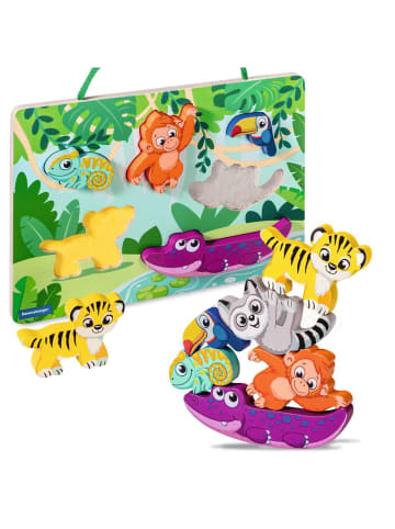 Ravensburger Ravensburger Magnetisches Holz-Fühl-Puzzle: Dschungel in bunt
