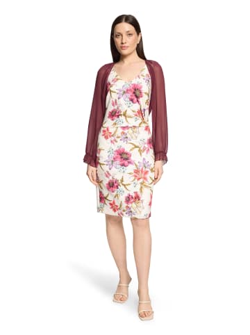 Vera Mont Bolero-Jacke mit gekräuseltem Ausschnitt in Deep Dahlia