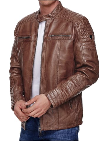 Tazzio Lederjacke "19709" - in Braun