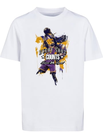 Mister Tee Shirt "Every Shot Counts Tee" in Weiß