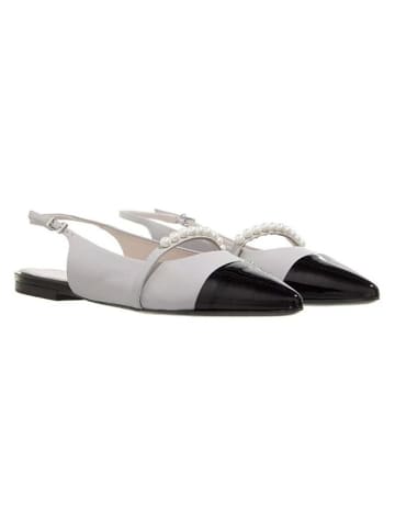 Kennel & Schmenger Slingpumps Greta in weiß/schwarz