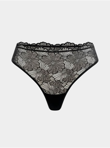 Erlich Textil  String CLASSY LACE STRING in schwarz