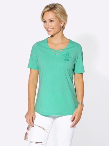 WITT WEIDEN Kurzarmshirt in blaugrün