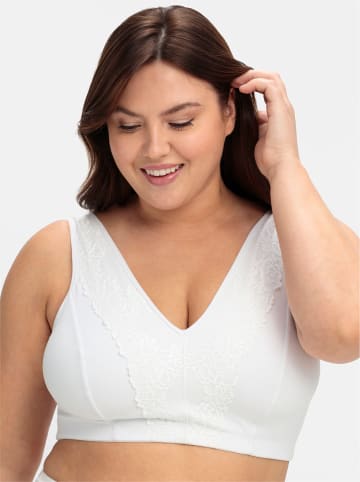 sheego Bügelloser BH in weiß