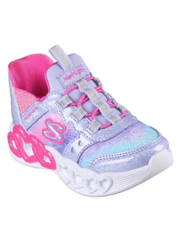 Skechers Sneaker "INFINITE HEART LIGHTS ETERNAL SHIMMER" in Lavendel / Mehrfarbig