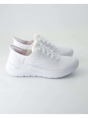 Skechers Slip On Sneaker in Weiß