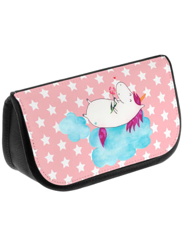 Mr. & Mrs. Panda Kosmetiktasche Einhorn Verliebt ohne Spruch in Rot Pastell