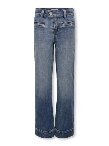 KIDS ONLY Jeans mit weitem Bein in Medium Blue Denim
