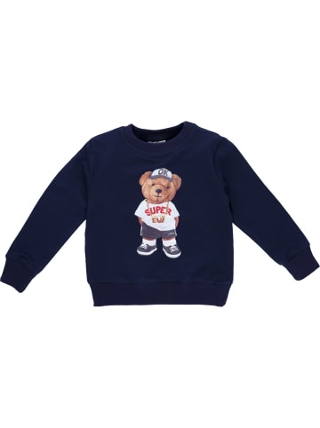Nini Sweatshirt Teddybär in blau