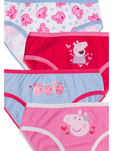 Peppa Pig 4er Pack Peppa Wutz Panty Slip Unterhose Unterwäsche in Mehrfarbig