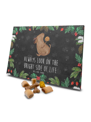 Mr. & Mrs. Panda Hunde Adventskalender Hund Keks mit Spruch in Kreidetafel