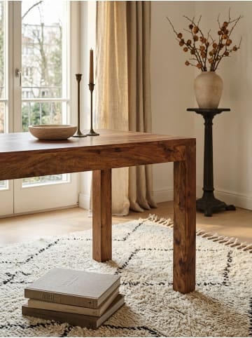KADIMA DESIGN Esszimmertisch MUMBAI 160x80x76 cm Massivholz Esstisch in Massivholz