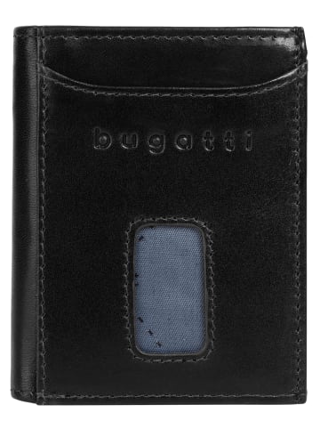 Bugatti Geldbörse SECURE SLIM echt Leder in schwarz