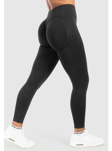 SMILODOX Leggings Yune Seamless Scrunch in Acid Schwarz