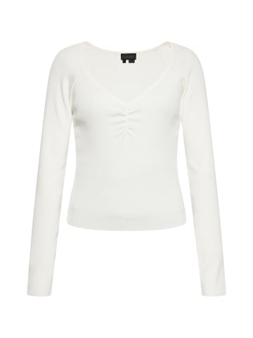 NAEMI Damen Bluse in Wollweiss