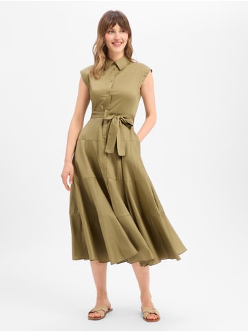 Ambiance Kleid in oliv - 0002