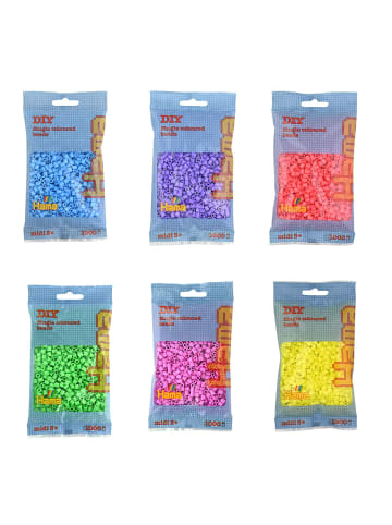 Hama Set mit 6.000 Midi-Bügelperlen pastell - ab 5 Jahren