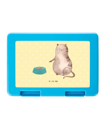 Mr. & Mrs. Panda Lunchbox Katze Fressen ohne Spruch in Gelb Pastell