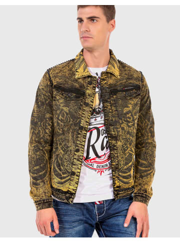 Cipo & Baxx Jacken 'JEANS JACKET' in YELLOW