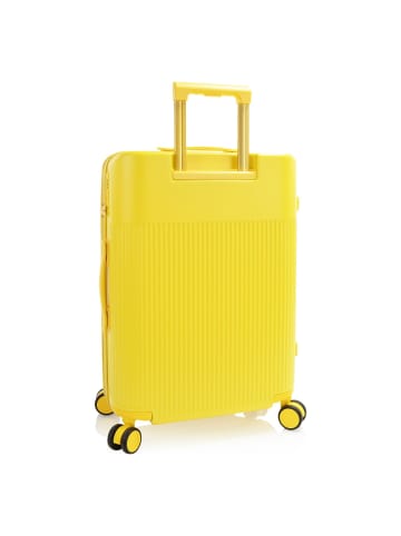 Heys HiLite 4 Rollen Kofferset 3-teilig mit Dehnfalte sunburst yellow