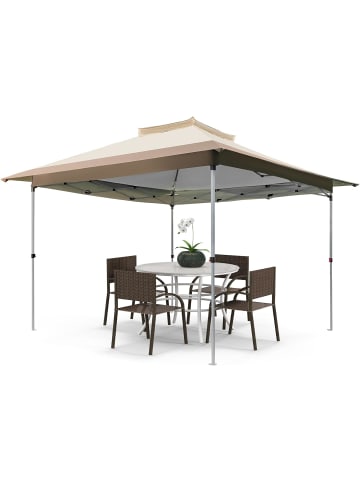 COSTWAY Pavillon 360x360cm in Khaki