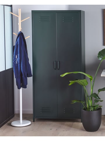 Beliani Kleiderschrank VARNA in Grau - (W) 76 x (H) 171 x (L) 50 cm