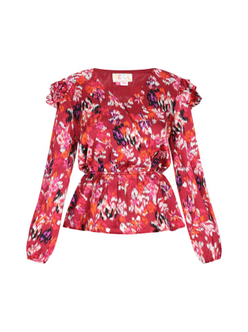IZIA Damen Bluse in Pink Mehrfarbig