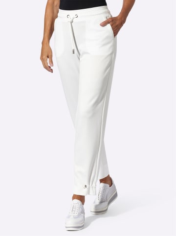 Sieh an! Jerseyhose in weiß