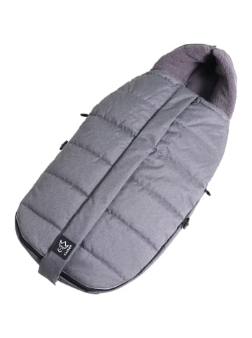 Kaiser Naturfellprodukte Kinderwagen-Fußsack Mila black melange