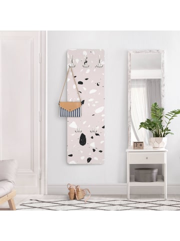 WALLART Garderobe - Terrazzo Muster Milano in Rosa