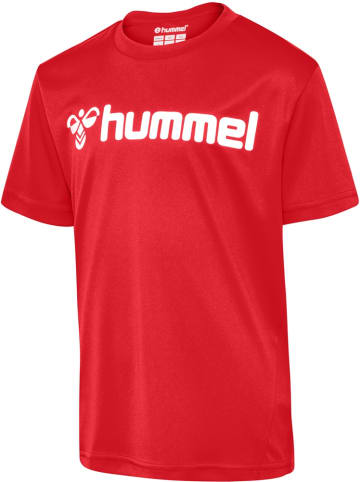 Hummel Shirt "Hmllogo Jersey S/S Kids" in Rot