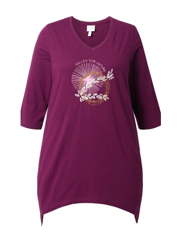 Ulla Popken Longshirt in waldbeere