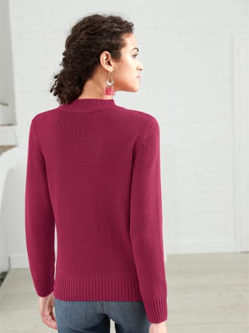 WITT WEIDEN Stehkragenpullover in fuchsia