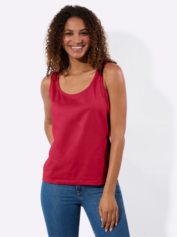 WITT WEIDEN 2er-Pack Shirttops in rot + ecru