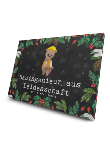 Mr. & Mrs. Panda Tee Adventskalender Bauingenieur Leidenschaft m... in Kreidetafel