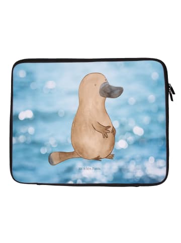 Mr. & Mrs. Panda Laptop Tasche Schnabeltier Mut ohne Spruch in OZeichenanblue