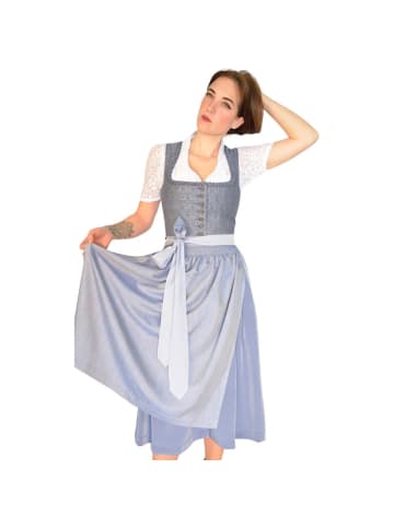 Country Line Midi Dirndl in Blau