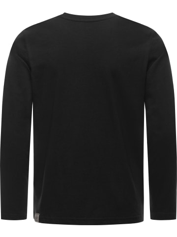 ragwear Sweatshirt Gurgi Print in Black