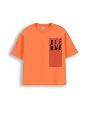 Coccodrillo T-Shirt mit kurzen Ärmeln in orange