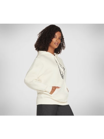 Skechers Kapuzensweats langarm "SKECH-SWEATS DIAMOND SHINE HOODIE" in Weiß